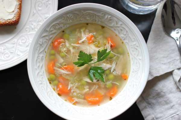 Delicious chicken vegetable soup that will nourish the family especially during cold and flu season