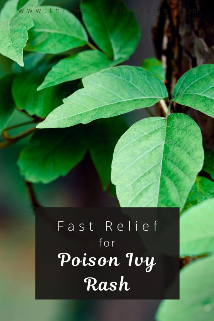 Natural Relief for Severe Poison Ivy